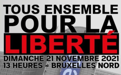 LES BELGES SE LÈVENT POUR LA LIBERTÉ -Acte I – Dim 21 novembre – 13h – Gare du Nord