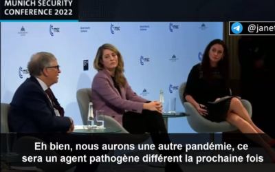 B. GATES – 2022 – Il y aura une autre pandémie, un agent pathogène différent