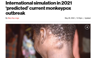 VARIOLE – New York Post – Simulation en 2021 d’une épidémie de variole du singe