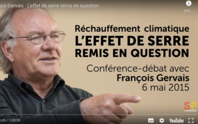 F. GERVAIS – Physicien – Réchauffement climatique  : l’effet de serre remis en question